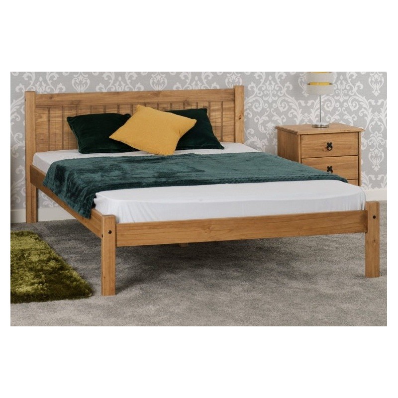 Pine wood double bed | Wood Single Bed frame | Brixton Beds