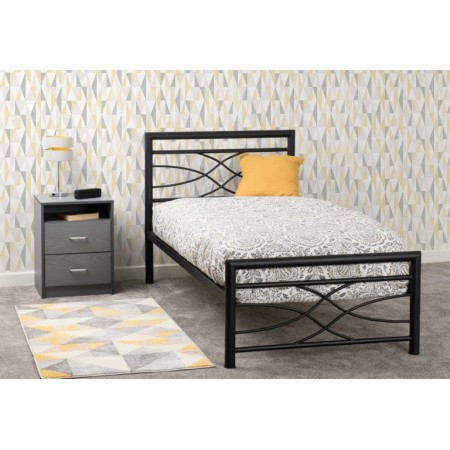 Strong metal bed frame double | Metal beds for sale | Brixton Beds