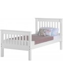 Monaco 3' Bed High Foot End in White