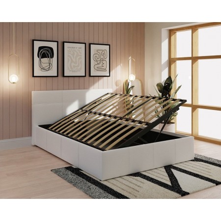 Modern leather bed | Leather bed frame | Brixton Beds