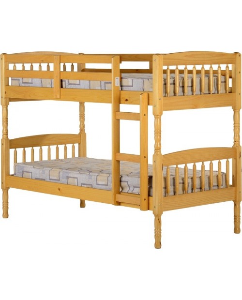 Albany 3ft Single Bunk Bed in Antique Pine