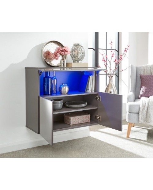 Galicia Sideboard With LED Grey