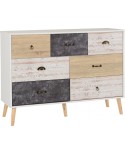 Nordic Merchant Chest White - Distressed Effect