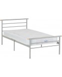 Orion 3ft-90cm Metal Bed Frame Silver
