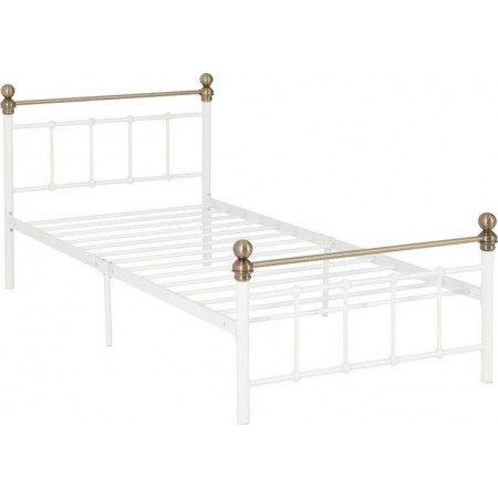 Strong metal bed frame double | Metal beds for sale | Brixton Beds