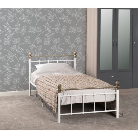 Strong metal bed frame double | Metal beds for sale | Brixton Beds