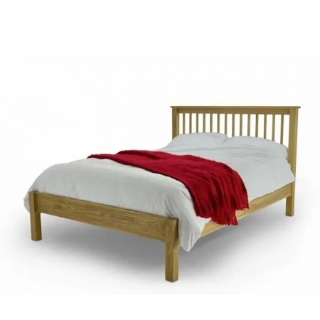 Oak wood double bed | Wooden beds| Wooden Bed Frames  | Brixton Beds