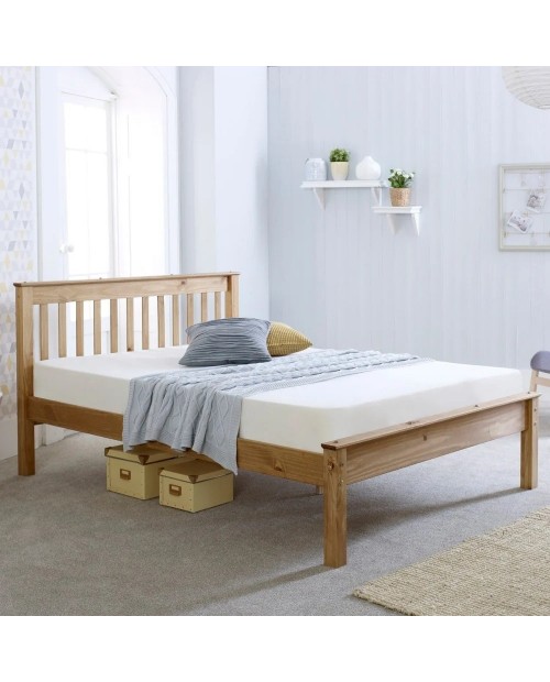 Chester 4ft 6inch Double Waxed Pine Wooden Bed Frame