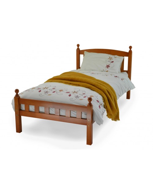 Florence Antique Pine Wood Double Bed Frame 4ft 6inch 135cm)