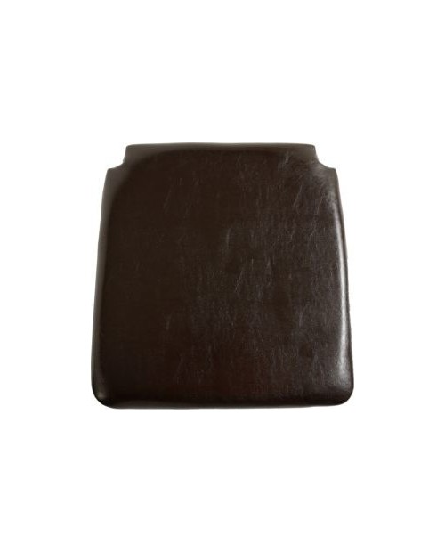 Faux Leather Seat Pad Foam (PAIR) Brown Faux Leather