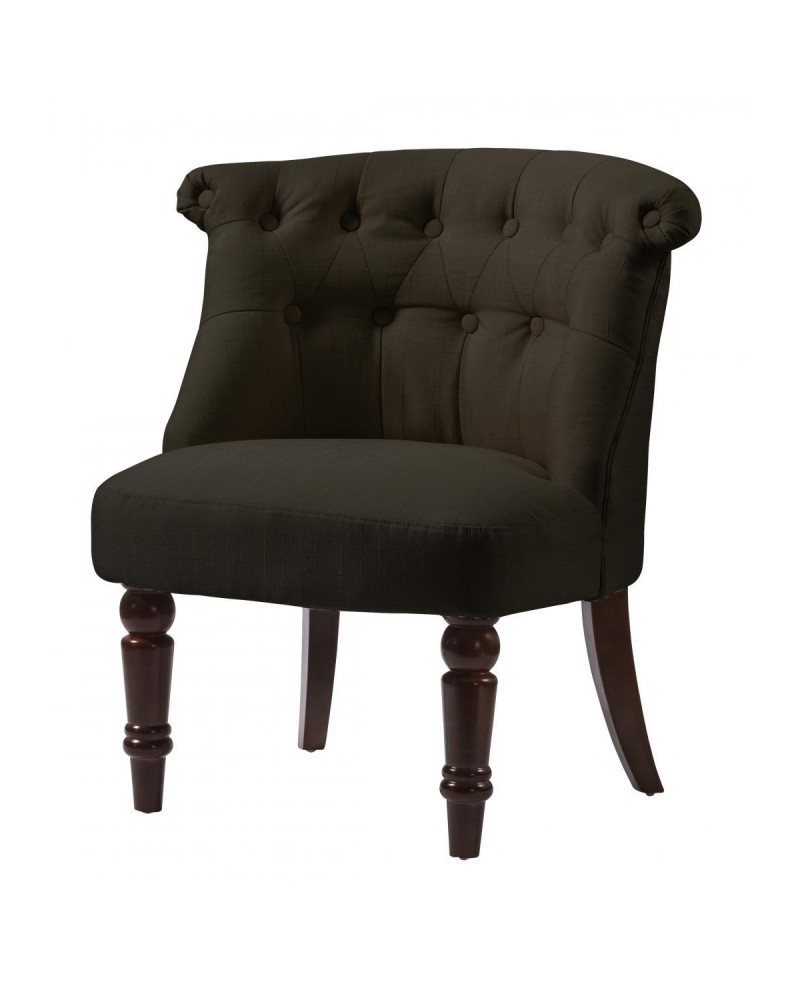 Alderwood Fabric Chair In Brown Color