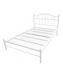 SUSSEX (3ft-90cm) Single Bed Frame In White Low Foot End & Mesh Base