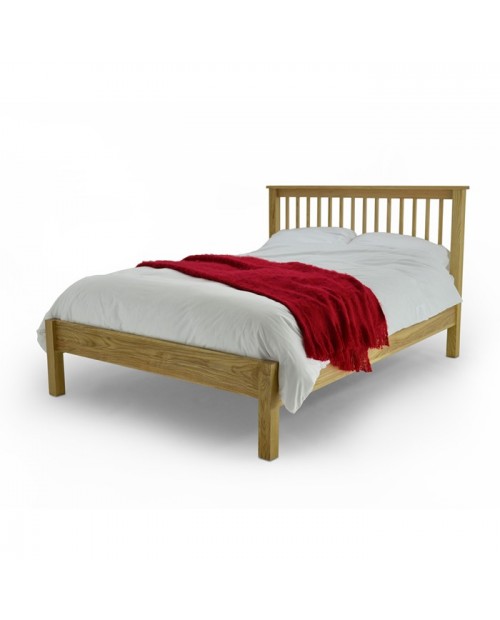Ashbourne Solid Oak 4ft 6inch Double 135cm Wooden Bed Frame