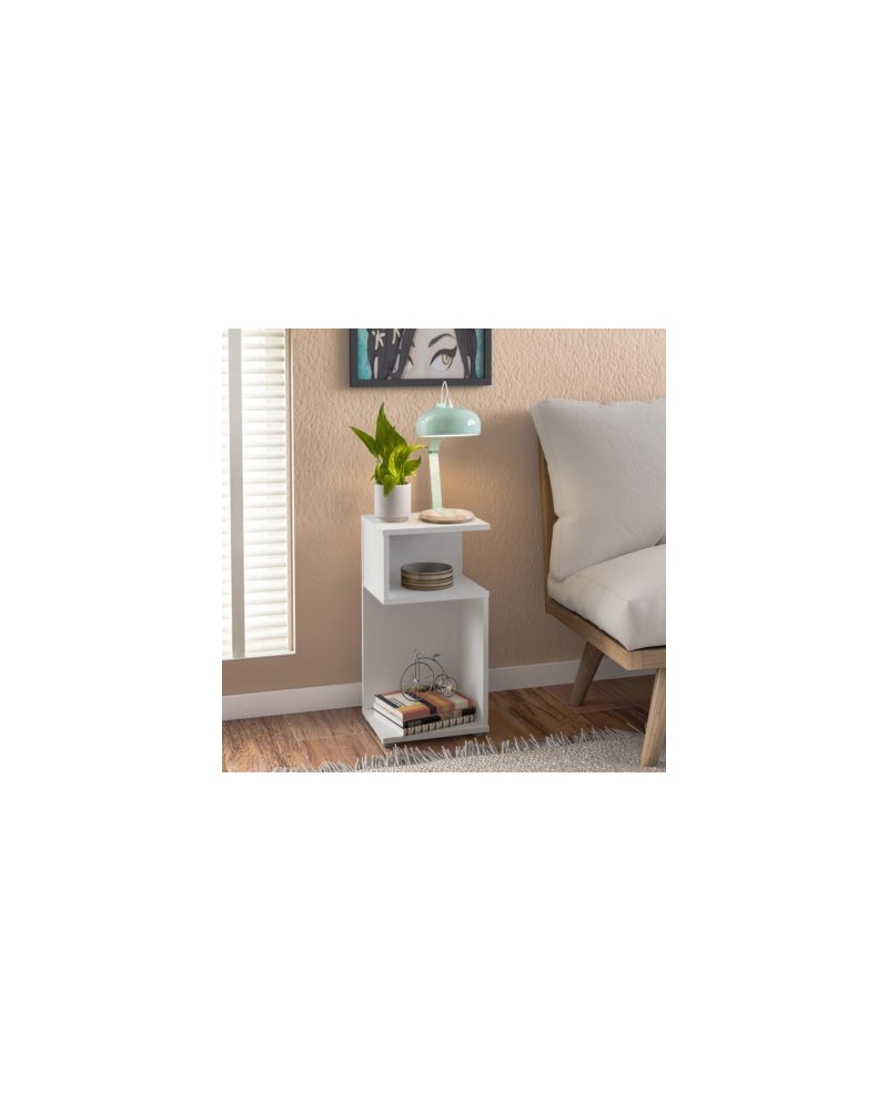 Naples Plant Stand/Side Table White