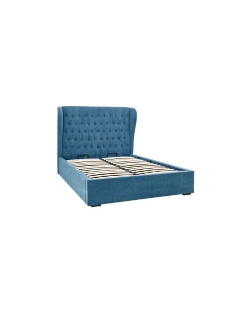 DAKOTA 150CM OTTOMAN BED WITH SOLID BASE TEAL