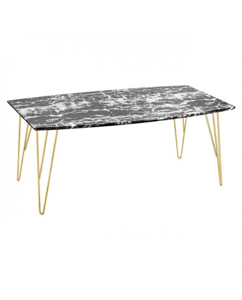 FUSION COFFEE TABLE BLACK MARBLE