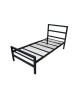 Eaton Contract Double Metal Bed Frame Black - Mesh Base