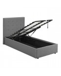 Lucca Plus 3.0 Single Bed Grey