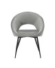 Lulu Dining Chair Grey (Pack Of 2)