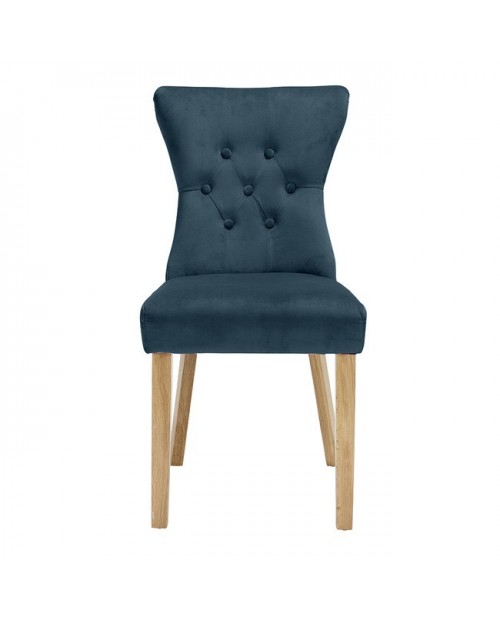 Naples Dining Chair Peacock Blue (Pack Of 2)