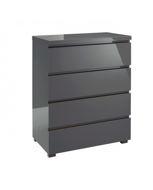 Puro 4 Drawer Chest Charcoal