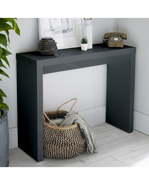 Puro Console Table Charcoal