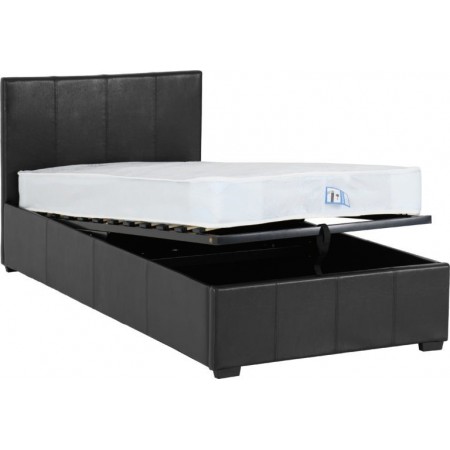 Modern leather bed | Leather bed frame | Storage Bed Frame|Brixton Bed