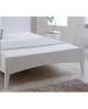 Lauren Single Bed in White 3FT Single Bed Wooden Frame WHITE