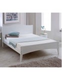 Lauren 3ft Single Wooden Bed Frame In White