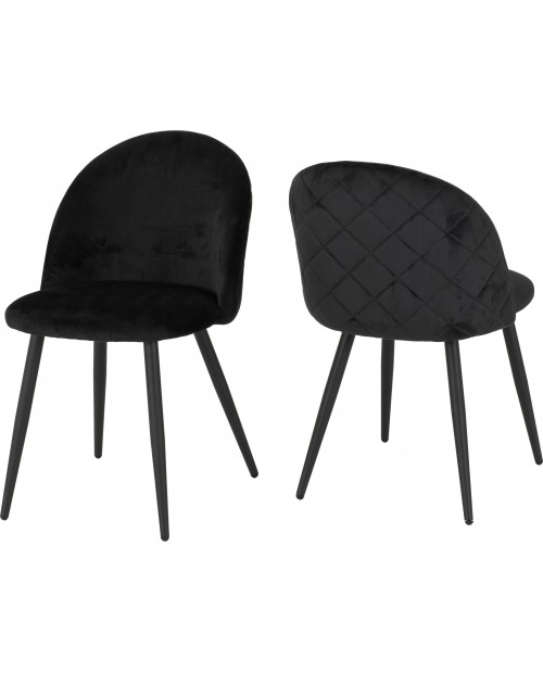 Marlow Chair Black Velvet