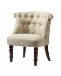 Alderwood Fabric Chair In Beige Color