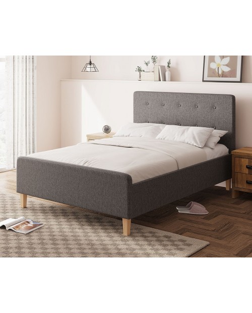Ashbourne Ottoman Bed 4ft6 Double 135cm Grey