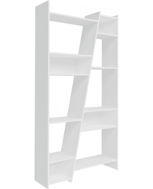 Naples Tall Bookcase White