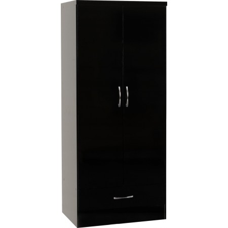 2 Door Wardrobe | 2 door Wardrobe with drawers | Brixton Beds