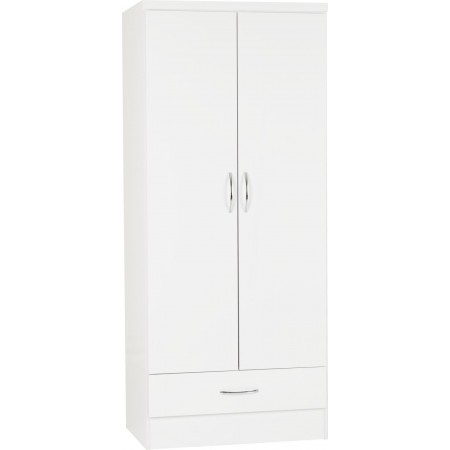 2 Door Wardrobe | 2 door Wardrobe with drawers | Brixton Beds