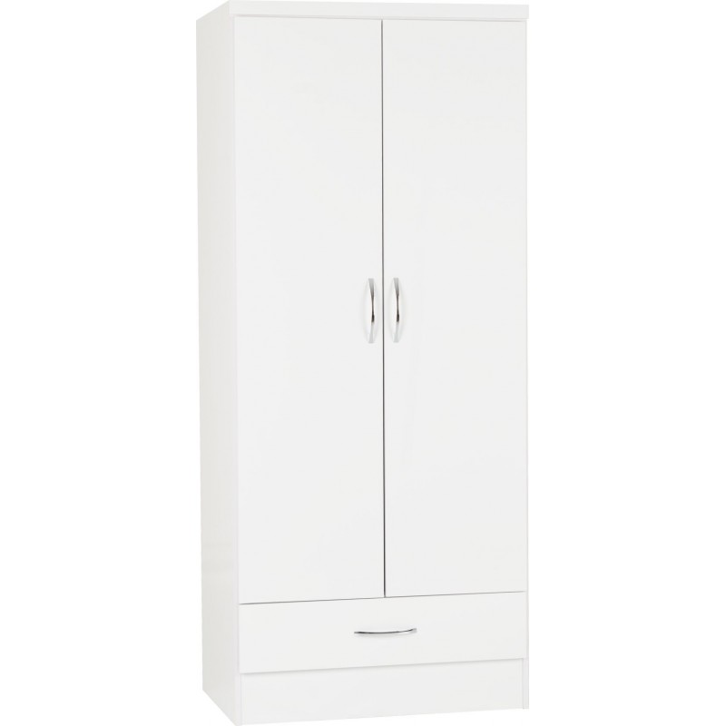 2 Door Wardrobe | 2 door Wardrobe with drawers | Brixton Beds