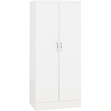 2 Door Wardrobe | 2 Door all hanging rail wardrobe |  Brixton Beds