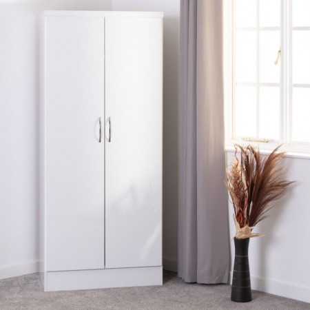 2 Door Wardrobe | 2 Door all hanging rail wardrobe |  Brixton Beds