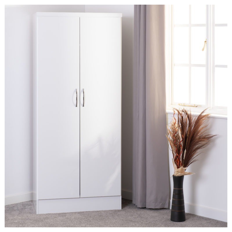 2 Door Wardrobe | 2 Door all hanging rail wardrobe |  Brixton Beds