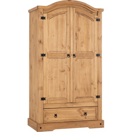 2 Door Wardrobe | 2 door Wooden Wardrobe | Brixton Beds