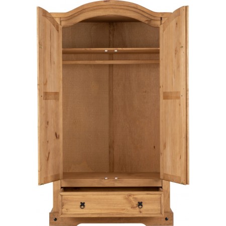 2 Door Wardrobe | 2 door Wooden Wardrobe | Brixton Beds