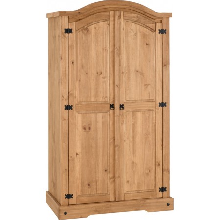 2 Door Wardrobe | Wooden Wardrobes|  Brixton Beds