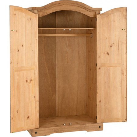 2 Door Wardrobe | Wooden Wardrobes|  Brixton Beds