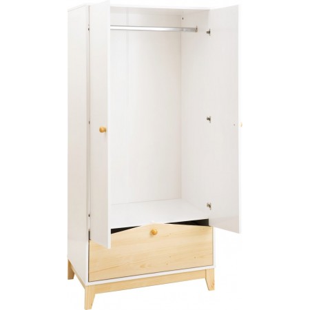 2 Door Wardrobe | 2 door wardrobe white | Brixton Beds