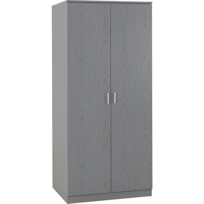 2 Door Wardrobe | Flat pack wardrobe | Brixton Beds