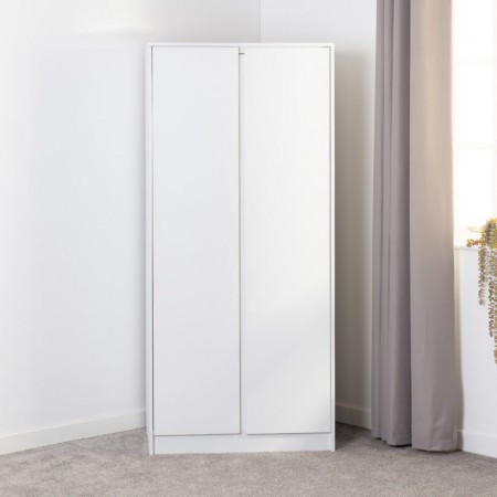 2 Door Wardrobe | Flat Pack Wardrobe | Brixton Beds