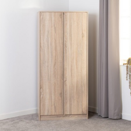 2 Door Wardrobe | Flat Pack Wardrobe | Brixton Beds