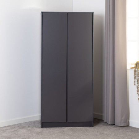 2 Door Wardrobe | Flat Pack Wardrobe | Brixton Beds