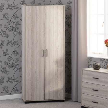 2 Door Wardrobe | Flat pack wardrobes | Brixton Beds