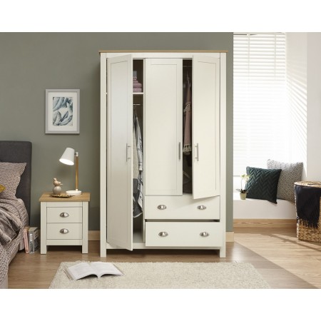 3 Door Wardrobes | 3 Door Wardrobe With drawers| Brixton Beds